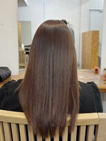 ファルベ(Farbe)&nbsp;:縮毛矯正/ストレート/くびれヘア/アプリコットオレンジ