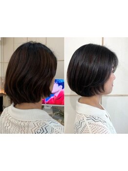 お客様一人ひとりのお悩みに合わせた似合わせカットで新しい自分に♪【ショート/髪質改善】