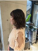 ミディアムスパイラルパーマ　プードルパーマ