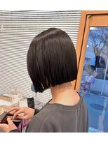 ネオリーブウリ 二子玉川店(Neolive uri)&nbsp;ミディアムヘア暗めカラーデザインカラーフェイスフレーミング