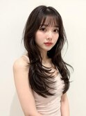 レイヤー/韓国/ハッシュカット/グレージュ