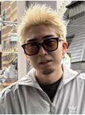 ベリショスパイキーショートべリーショートアップバングメンズ