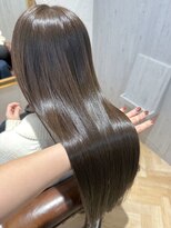 カモン(CAMON)&nbsp;【ブリーチなし】#オリーブベージュ #ロングヘア #髪質改善