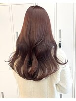 アリュウル 表参道 青山(Allure)&nbsp;ブリーチなしケアダブルカラー＊ピンクブラウン