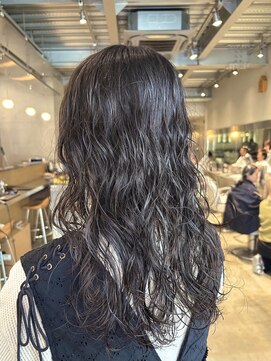 オーガニック リブ 川越(organic+live) 冬の大人可愛い◎ロングパーマ×ニュアンスウェーブ透明感