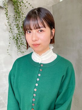 テトヘアー(teto hair) 切りっぱなしボブ　パッツン　つやつや　ボブ