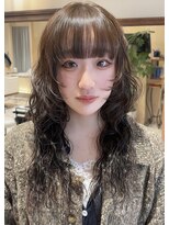 シアン 栄店(CYAN.)&nbsp;ブリーチ有り！顔まわりレイヤーパーマ【栄/矢場町/大須】