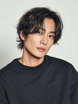 ヘアー ミッション 心斎橋店(hair Mission) くせ毛風パーマ/アンニュイショート/センターパート