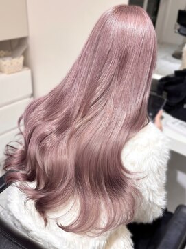 ランテルディ 渋谷(LANTERDIT) 【LANTERDIT/Risa】ピンクベージュ/ダブルカラー/ケアブリーチ