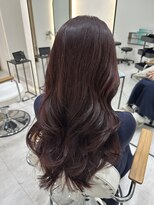 ジーナ 吉塚(Zina)&nbsp;艶巻き カシスレッド【福田れん】吉塚美容室 暖色系 髪質改善