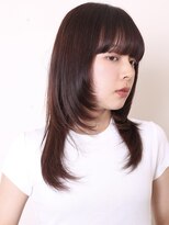 ヨファヘアー 岡本店(YOFA hair) 似合わせカット20代30代40代ワンホンレイヤーセミロング0601