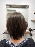 【大人ボブ】乾かすだけで決まる柔らかボブ
