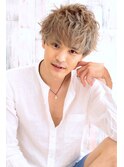 黒王子風☆クロスバングマッシュ