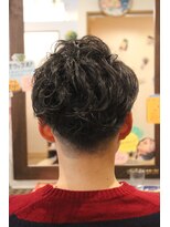 ヘアー ド ブラン(Hair de Brun)&nbsp;★刈り上げ★柔らかく馴染む☆ウェーブツーブロック☆