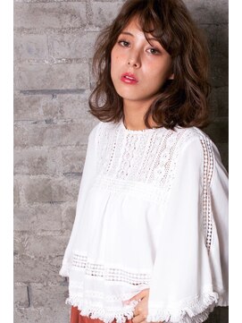 ヘア デザイン ハルプ(hair design HALB) ラフ ボサカワ ミディ