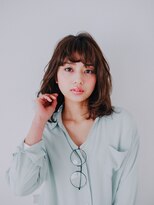 美容室クローバー 新小岩店(clover)&nbsp;セミウェットなフリンジバング【新小岩】