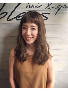 ブレス ヘアアンドスパ 湘南台(bless hair spa) ゆるウエーブロング