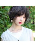 *ナチュラルショート×大人アッシュカラー*