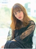秋のオリーブベージュ☆ロングヘア