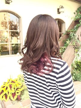 ロッカイトシマテン(rocca) ☆大人かわいいインナーラズベリーカラー☆