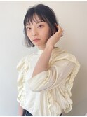 インナーカラーショートボブ