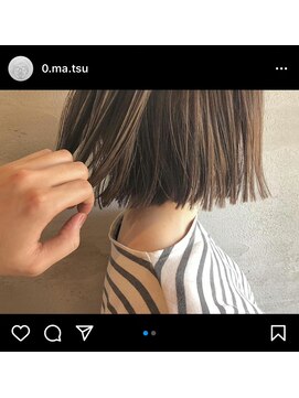 ノブ(NOB.) ぱっつんボブ