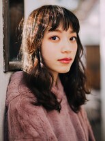 プロデュース 相模原店(Produce) 眉上バングゆるふわウェーブ