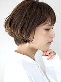 ふんわり　ボリューム　骨格美　小顔　ショートボブ