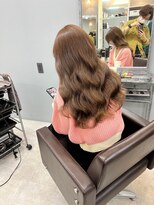 オズ 郡山桑野店(OZ)&nbsp;《オズ》キャラメルベージュ#ブリーチなし#髪質改善