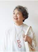 【えがお美容室】50代60代に人気☆似合わせウェーブボブ