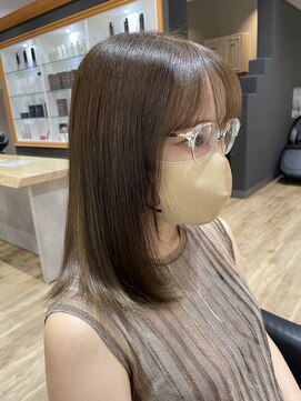 アメリ(Ameri) -Ameri-藤川オリジナルトリートメント × オリーブグレージュ