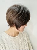 ミセス/ショートボブ/艶髪/40代/50代