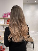 ジゼル(gisele)&nbsp;(稲毛)salmon pink gradation×カール