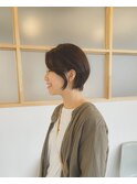 丸みショートボブ