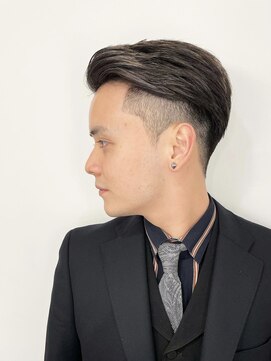 メリケンバーバーショップ トーキョー(MERICAN BARBERSHOP TYO) YS STILE.束感ショート.波巻き.ハイライト.マッシュパーマ14