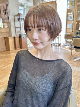 ビュートリアム 南青山(BEAUTRIUM) ニュアンスショート　顔まわりレイヤー　フェイスレイヤー