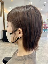 アンジュール コロレ(1//jour colore)&nbsp;伸ばしかけショートのキュートボブ