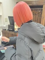 ジャストビューティー リアリー(just beauty Really)&nbsp;ボブ × サーモンピンク 【横須賀中央 Really】
