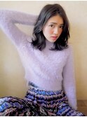 耳かけ伸ばしかけ大人かわいい美髪ネビージュオリージュ