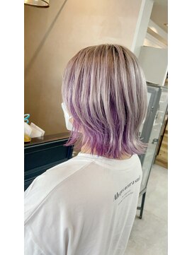 エンカウントバイマハロ 千葉(encount by mahalo) ラベンダーカラー×シルバー