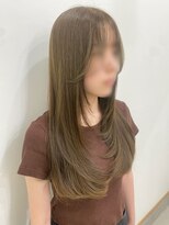 ヴィアルス 美園店(VIARS) レイヤーカット/オリーブグレージュカラー