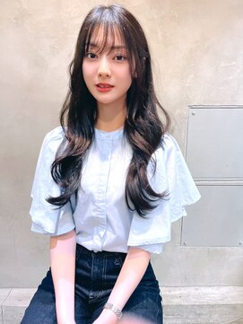 レニーバイエース(LANY by ACE) LANY横浜 柔らかオリーブグレージュ×くびれ巻き