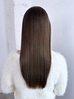 アイティー バイ アルバム 浦和店(IT by ALBUM)&nbsp;アッシュブラックカーキベージュレイヤーロング_ba509741