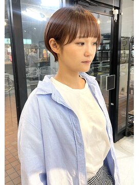 ハート(HART) 丸みショート×暖色ブラウン