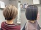 ラック(LUCK)の写真/白髪の透明感を活かしてtrend感をプラス。話題の白髪ぼかしも◎大人女性に大好評*[船橋/ブリーチ］