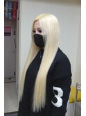 サラサラロングストレートエクステ★横浜駅人毛エクステ専門店