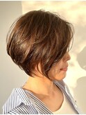 【U Hair】ふんわり小顔ショート/イルミナカラー