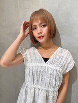ロンドフルール 大宮東口(Lond fleur)&nbsp;イメチェン外ハネボブ美髪×ブリーチなしレイヤー韓国[大宮］
