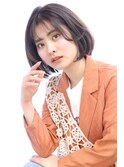 ☆ナチュラルボブ×イルミナカラーブラウンベージュ☆10代20代