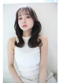 ウェーブセミロング